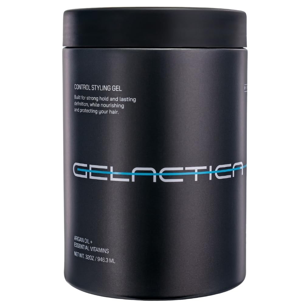 GELACTICA GEL 32oz HAIR GEL WITH ORGANIC INGREDIENTS  WATER BASE-STRONG HOLD