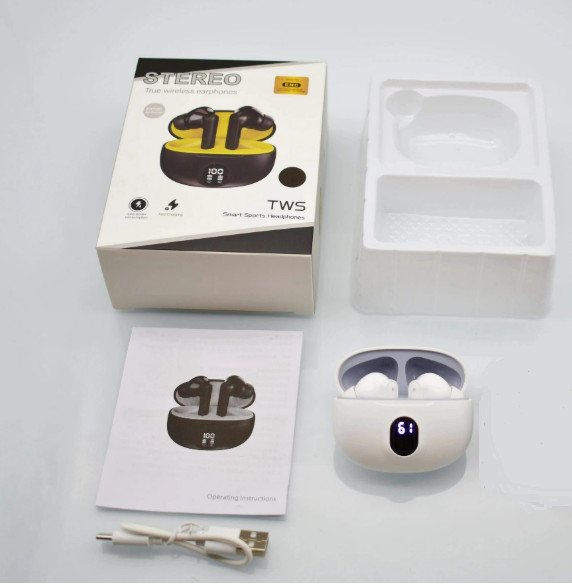 Wireless Head Phone Bluetooth Sports Earbud for all device
