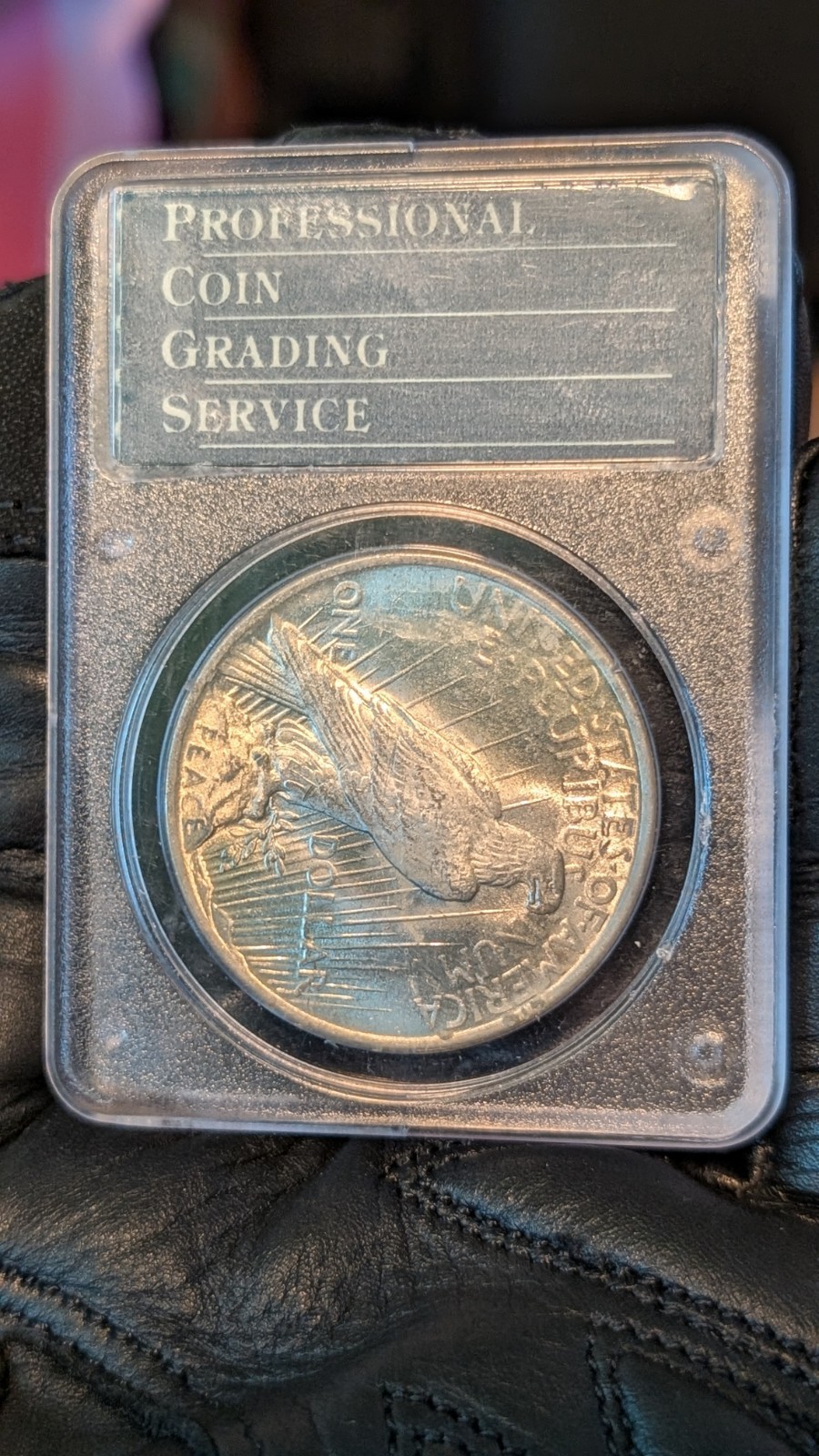 1923 P Peace Dollar PCGS MS 64 OGH Rattler