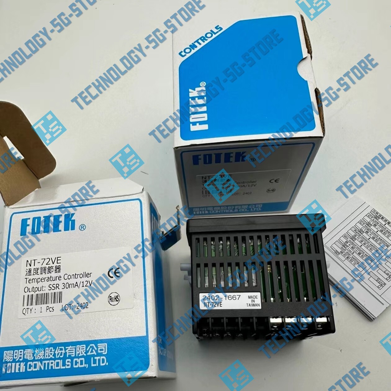 New Fotek NT-72VE Temperature Controller