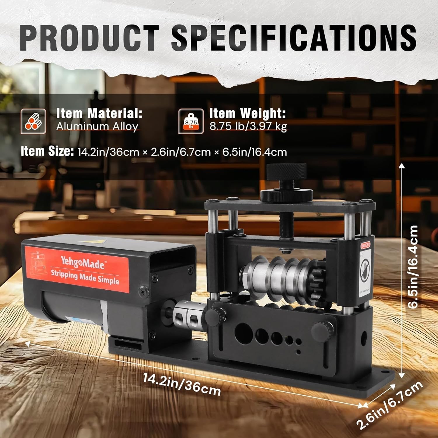 Automatic Wire Stripper Machine 6 Channels 5 Blades