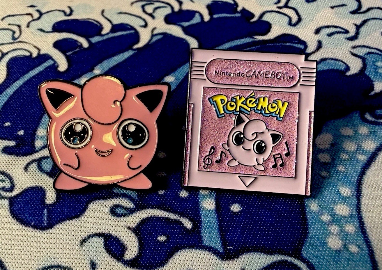 Pokémon Jigglypuff Nintendo Game Boy Cartridge Enamel Pin Badge CUTE PINK 💕