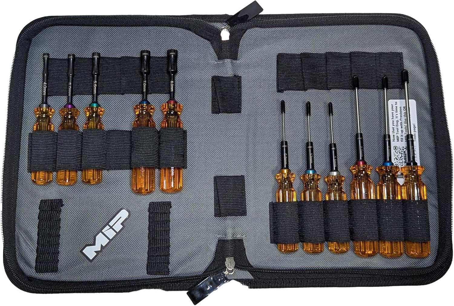 MIP RC Tool Kit Metric Hex & Nut Driver Set for Traxxas, Arrma, Losi, Axial, Tam