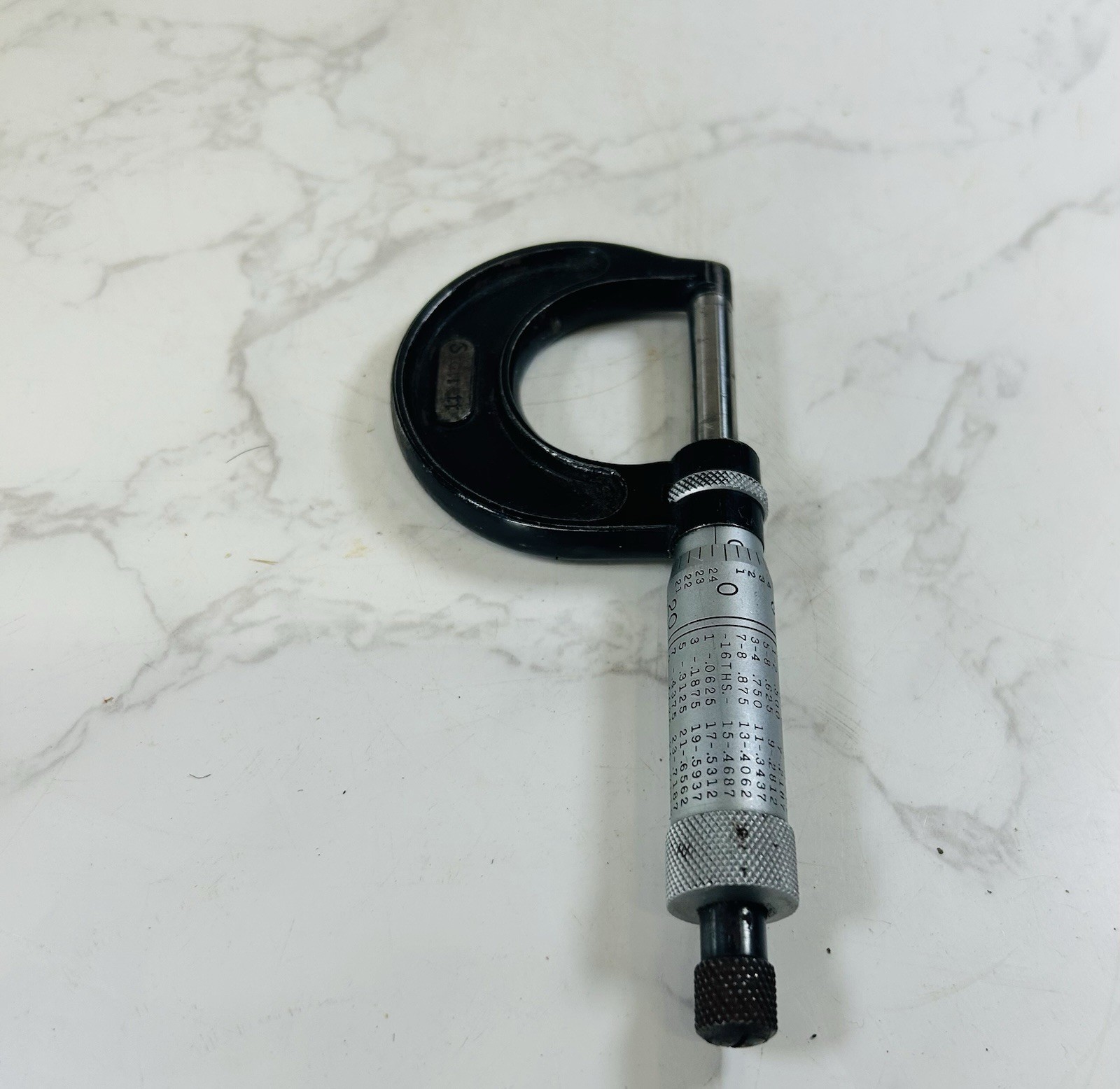Micrometer 0-1 in Range Starrett No.436