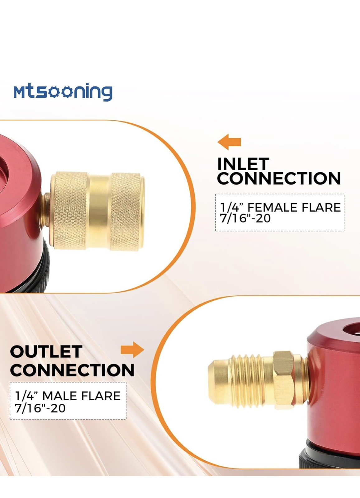 HVAC Nitrogen Purge Regulator Kit Adjust Nitrogen Purging Brazing Flow Control