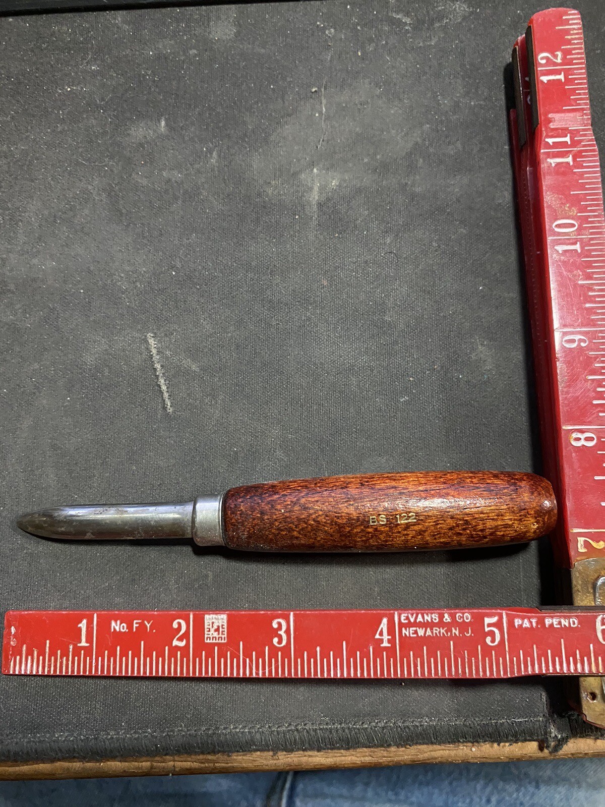 RARE Brookstone 122 Wood Carving Tool Chisel Gouge Whittling Jewlery Burnisher