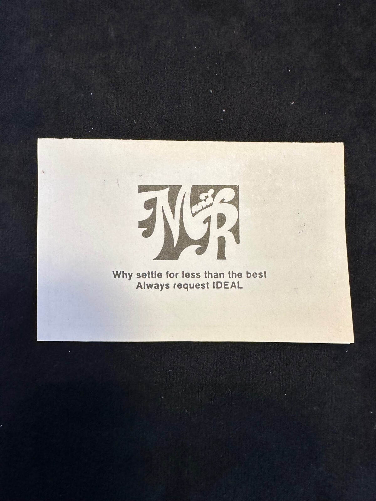 Ideal Model M1 Pocket Seal Embossing Tool 1 5/8" Insert Personalized with Case