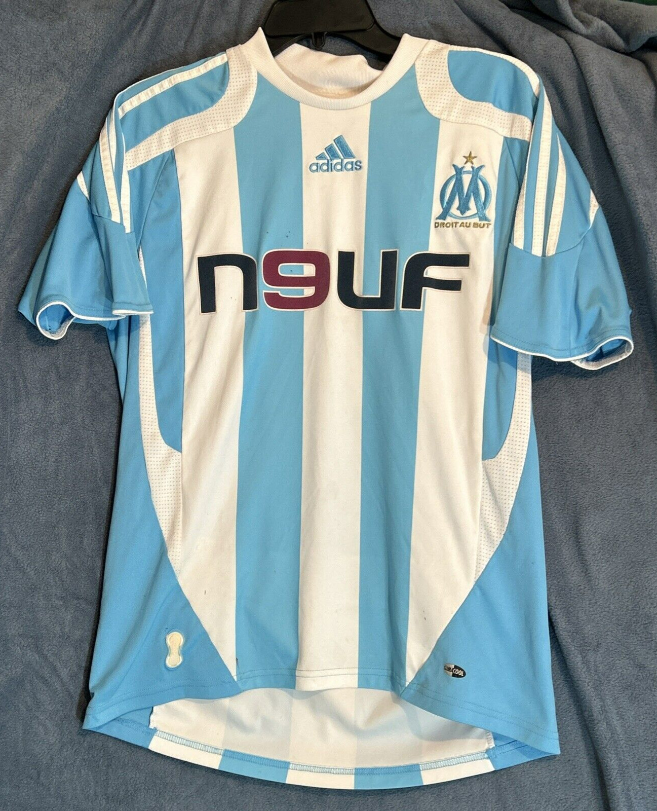 Droit Au But Football Club n9uF adidas ClimaCool Soccer Jersey (Adult Large)
