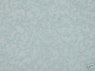 HOFFMAN Pedals of the Past Aqua VineTonal QUILT FABRIC