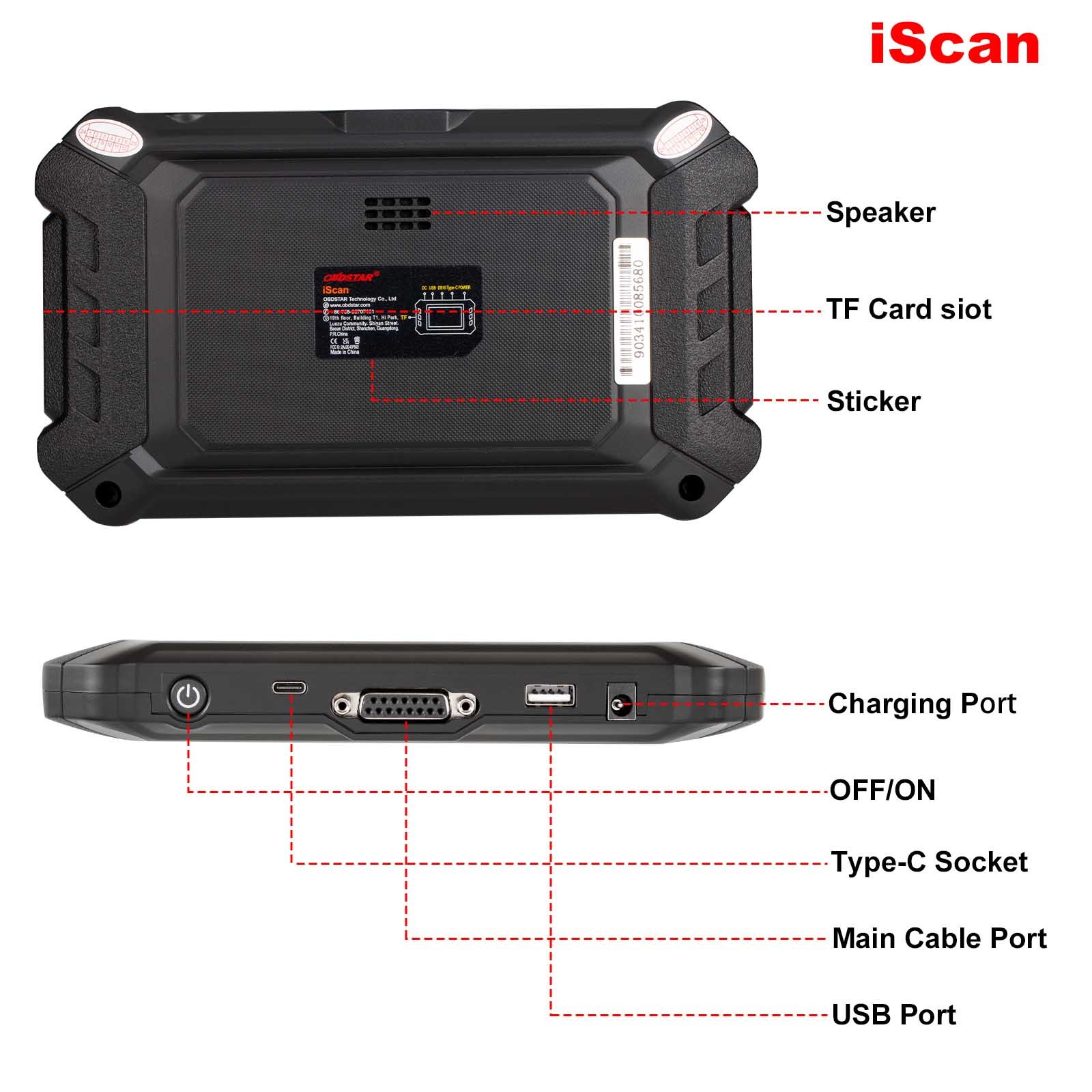OBDSTAR iScan for Guzzi Motorcycle Diagnostic Scanner Tool Programming Upgrade