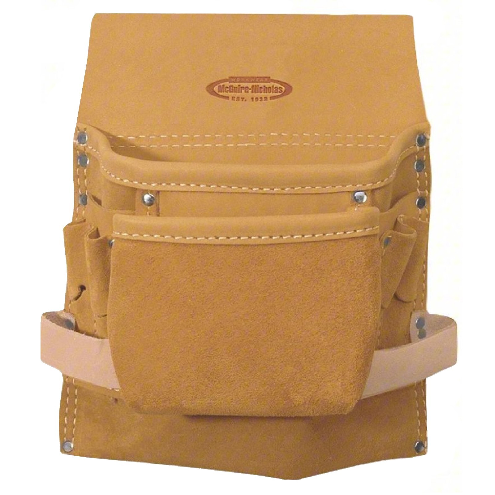 823 8 Pkt. McGuire-Nicholas  Carpenter's Pouch, Classic Leather,