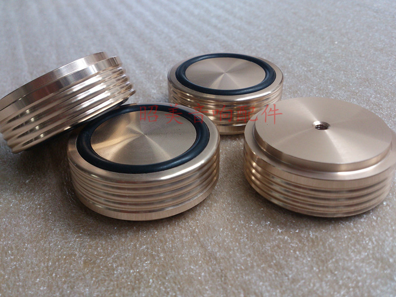 New 4pcs Diameter 44mm high 17mm Speaker Pads Speaker Shock Base Pad Isolation