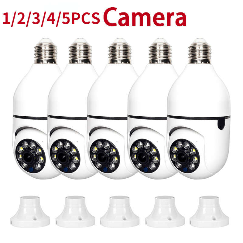 Lot 360° 1080P IP E27 Light Bulb Camera Wi-Fi Night Smart Home Wireless Security