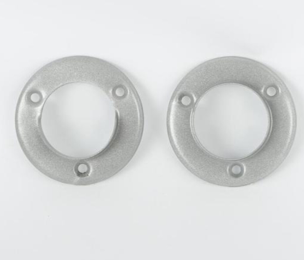 Everbilt 1-3/8 in. Platinum Metal Pole Socket, 1 Set