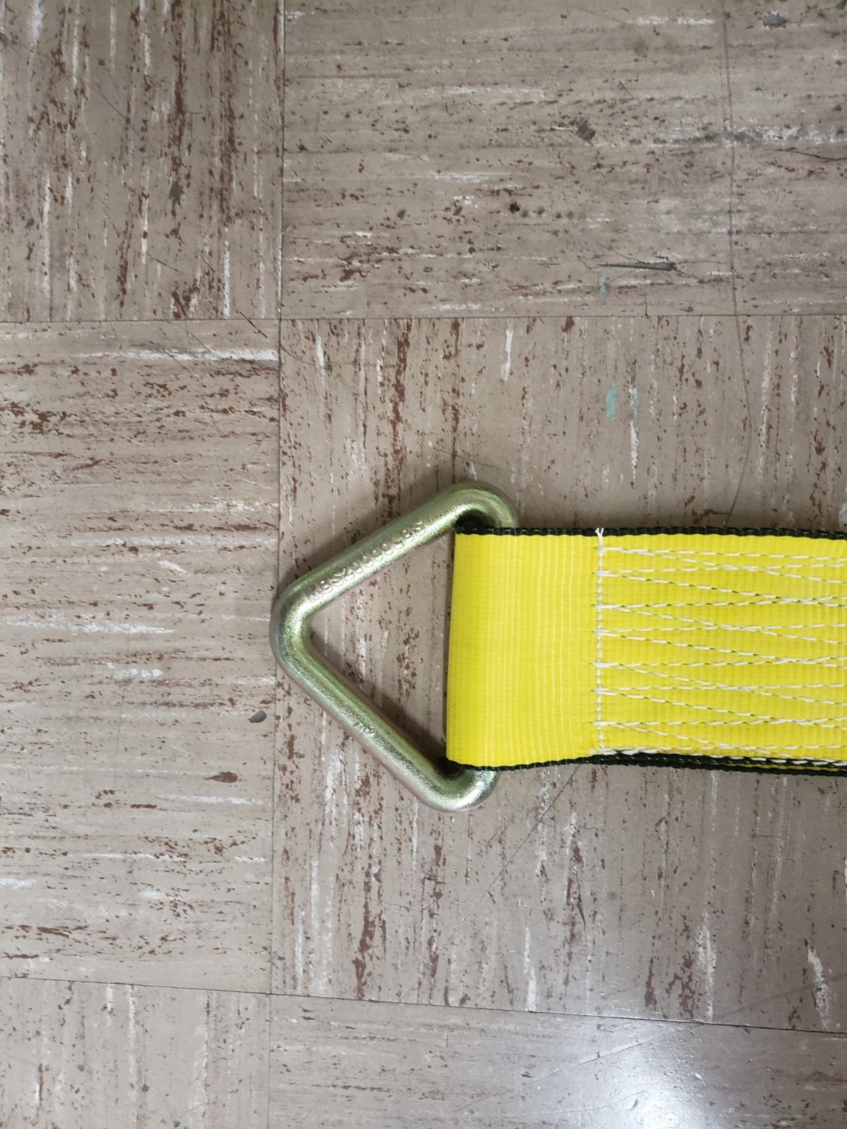 Qty/2 U.S. Cargo Control CUS-410DR4-Y 4" x 10' Cargo Strap w/ D Ring - Yellow