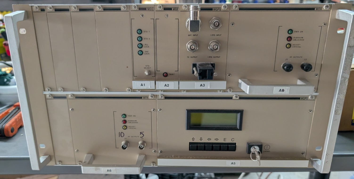 Efratom MFS-286 Dual Rubidium Frequency Standard Atomic Clock 10MHz DOUBLE LOCK
