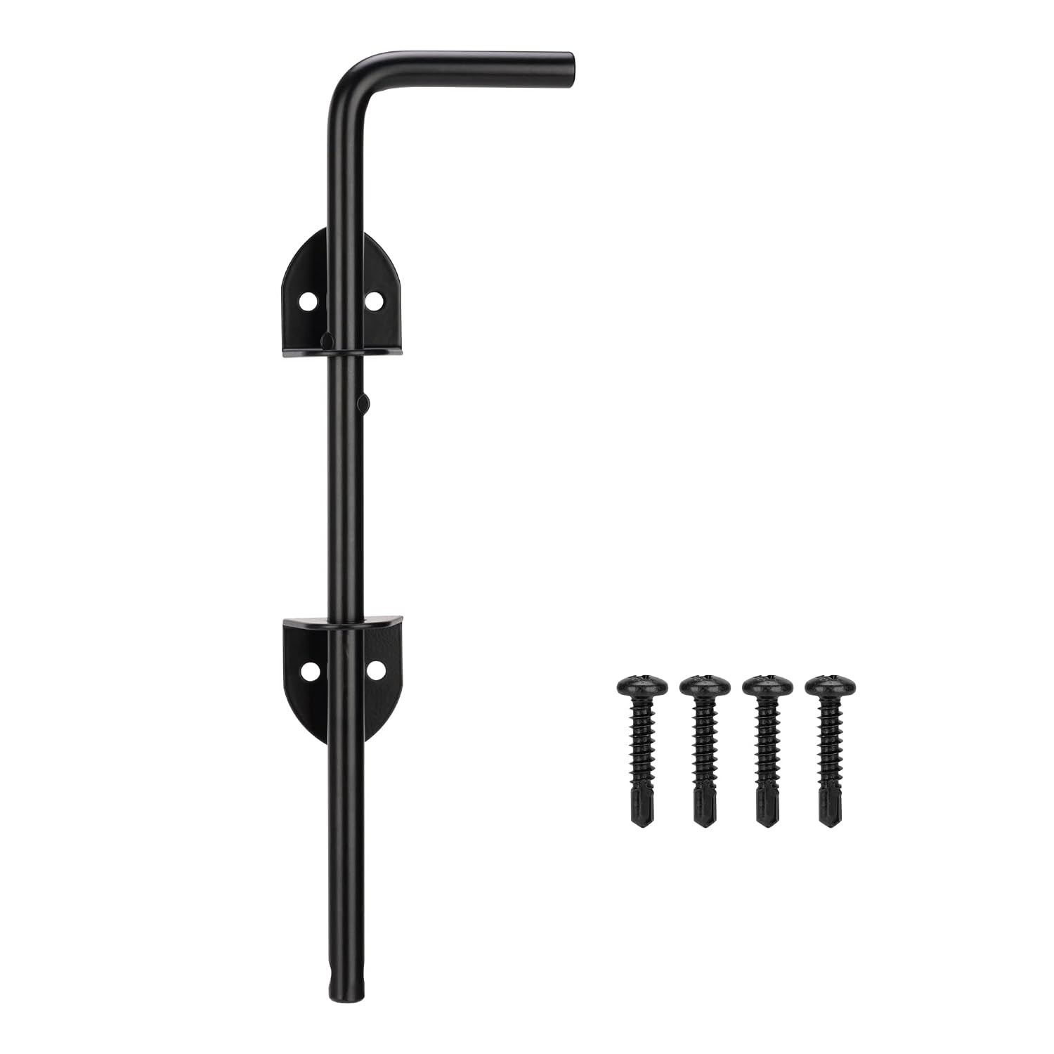 Black Gate Drop Rod Cane Bolt 12 Inch Heavy Duty