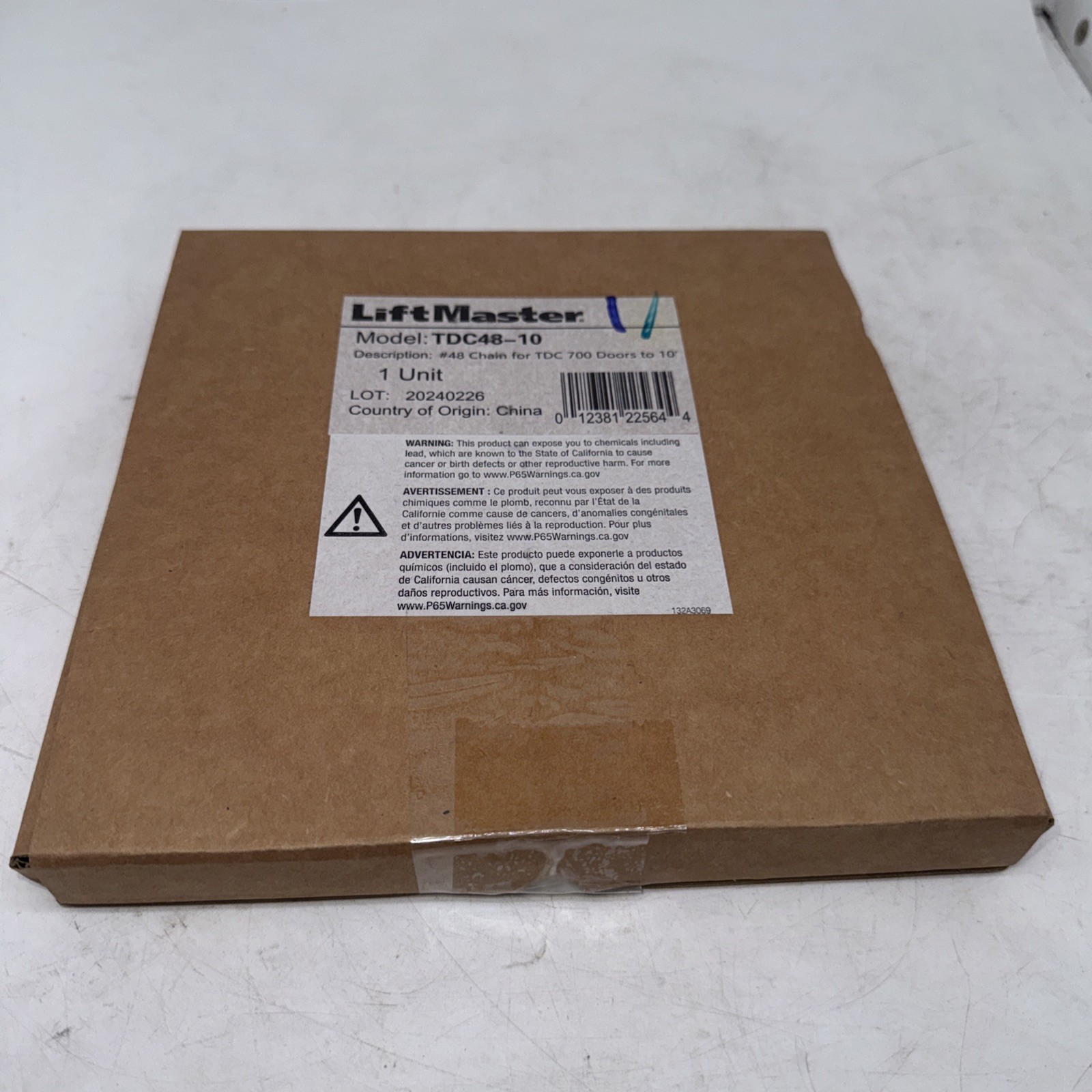 LiftMaster TDC48-10 #48 Chain 10' Door Fits TDC 700