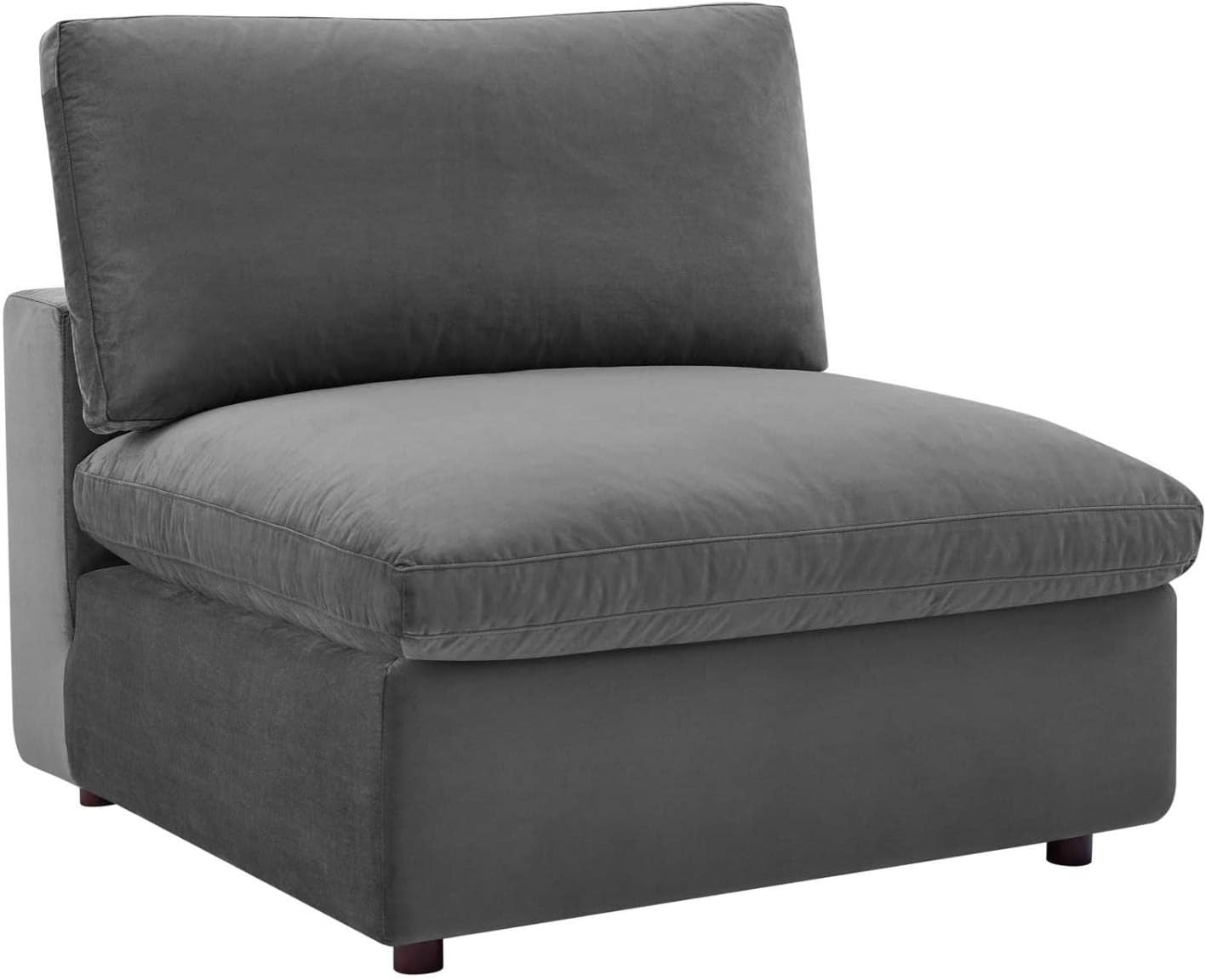 Modular Sofa Commix down Filled Overstuffed Performance Velvet