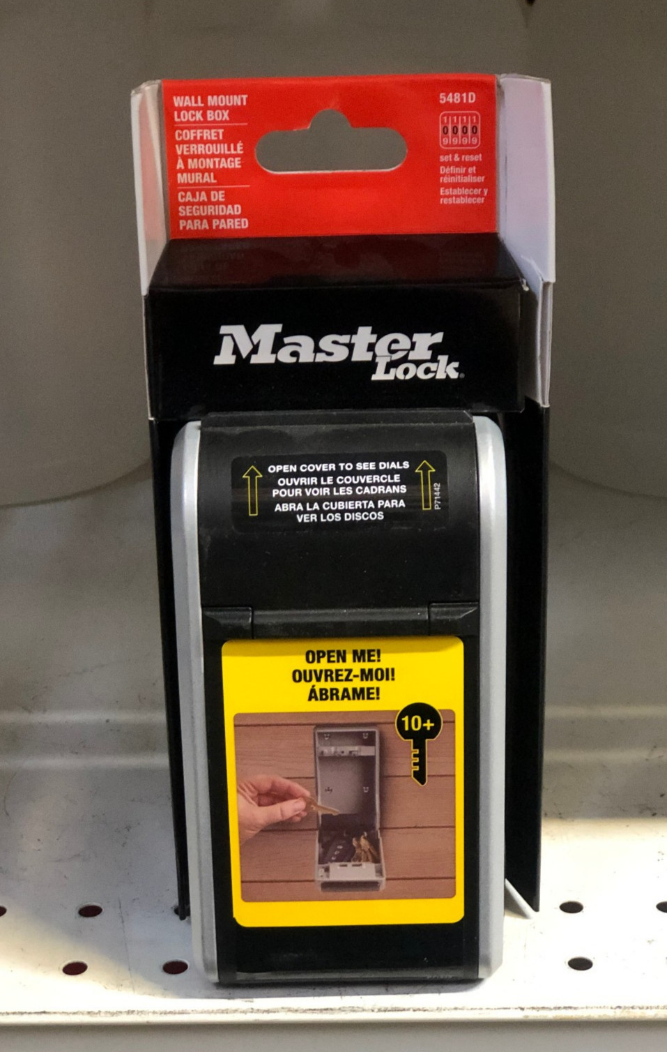 Master Lock 5481D Large Wall Mount Outdoor LOCK BOX – Combo Dial – NEW