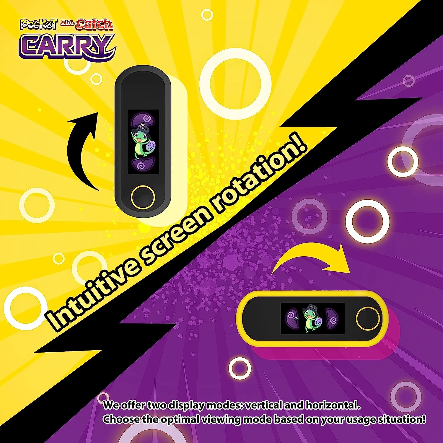 Brook Pocket Auto Catch Carry for Pokemon Go - Yellow