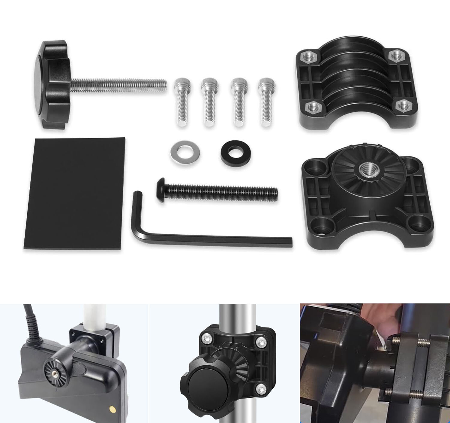 010-13228-03 0 Degree Pole Mount Adjustable Pole Mount for LiveScope Plus LVS34