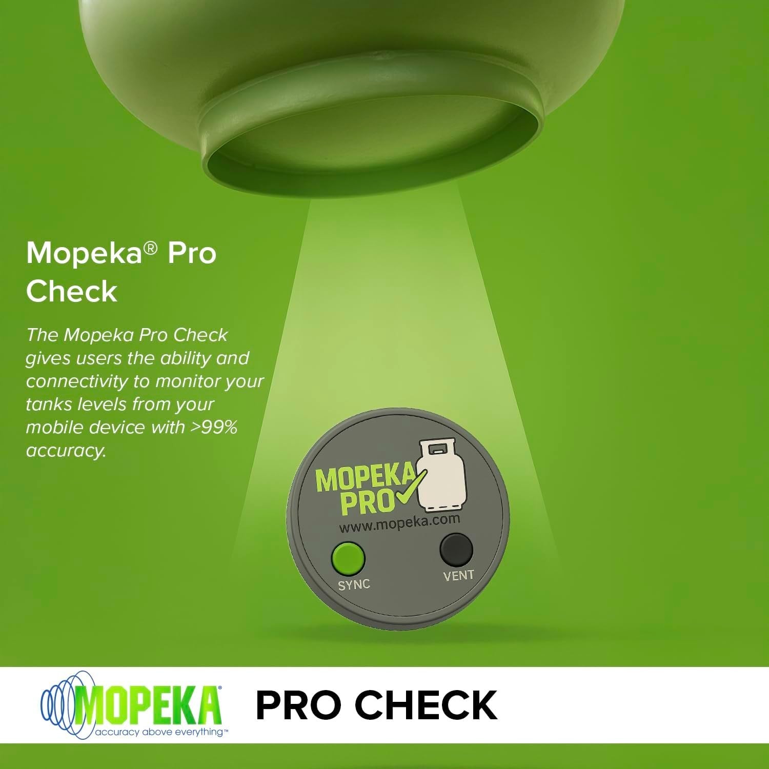 Pro Check Sensor - Wireless Propane Tank Magnetic Sensor Level Indicator