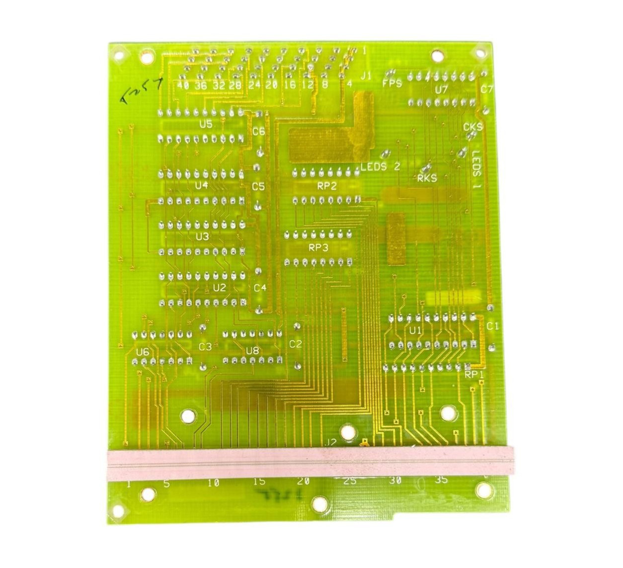 HP 3561A Dynamic Signal Analyzer Front Panel Logic PCB 03561-66581