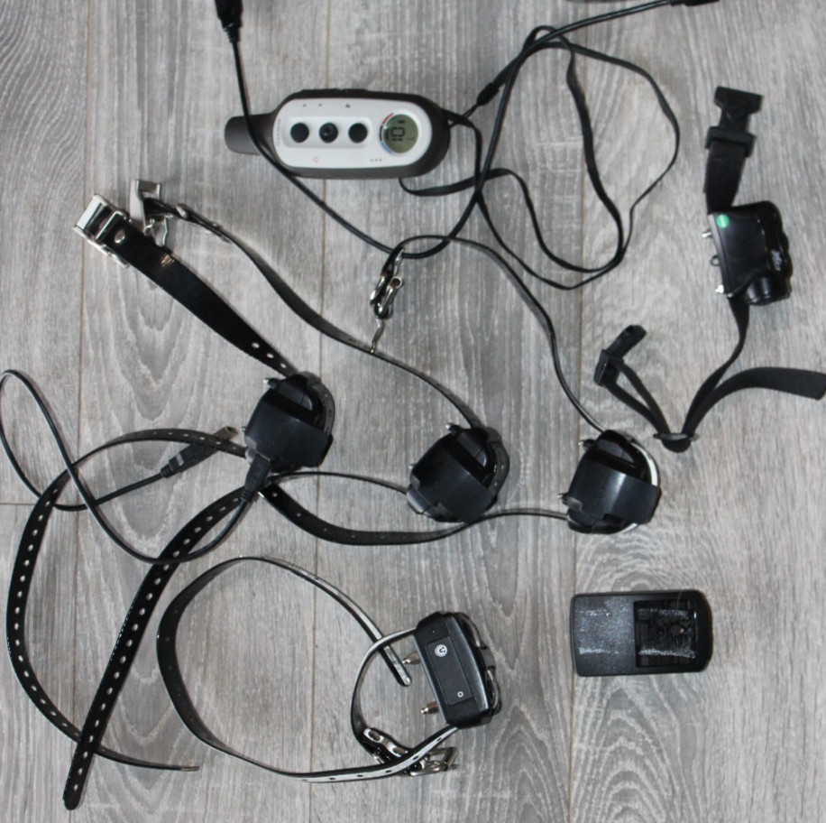 Lot of  Garmin CollarS & Garmin Delta   Used parts/repair