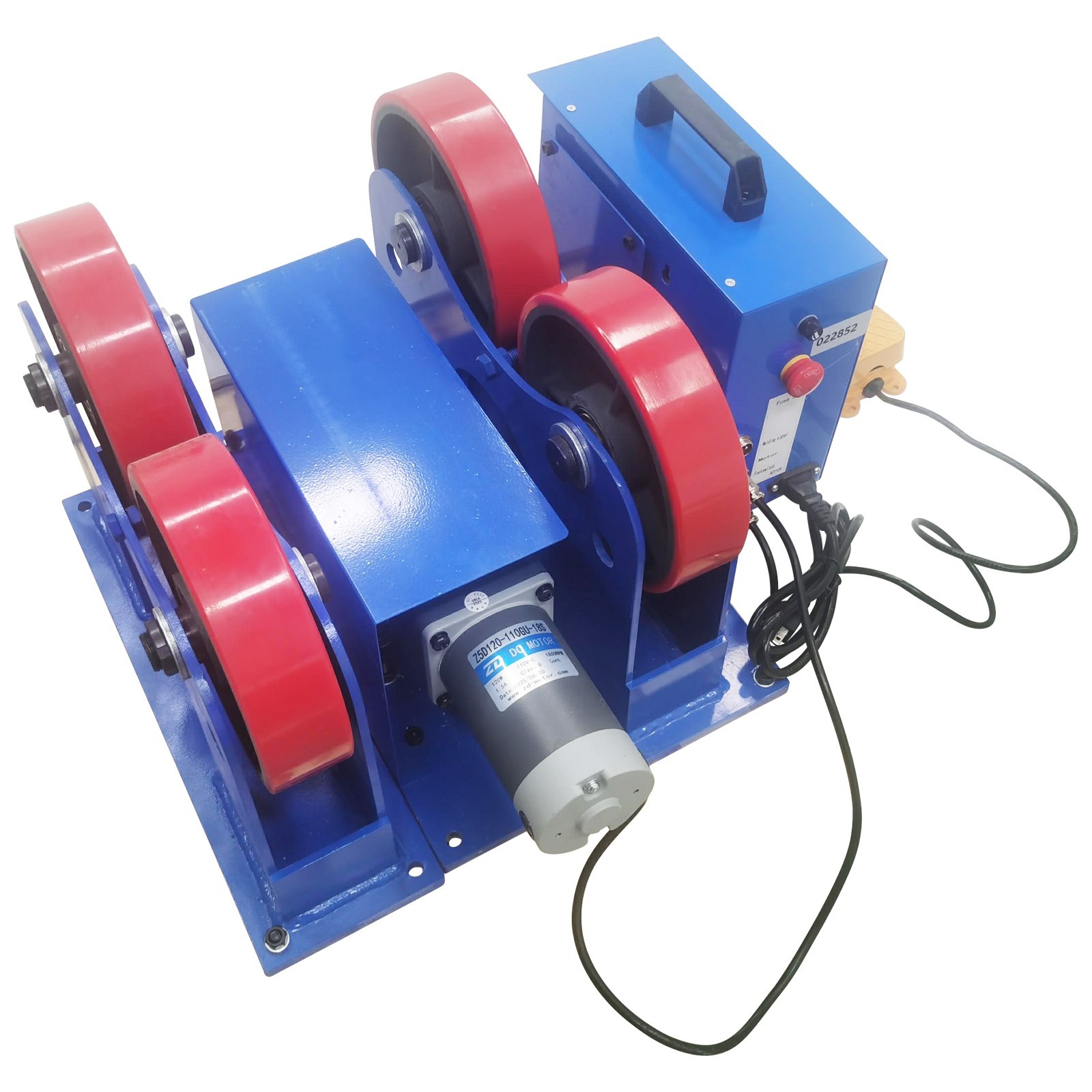 2200lbs Timer-Controlled Welding Turning Roller Linkage Roller 1.97''~23.62''