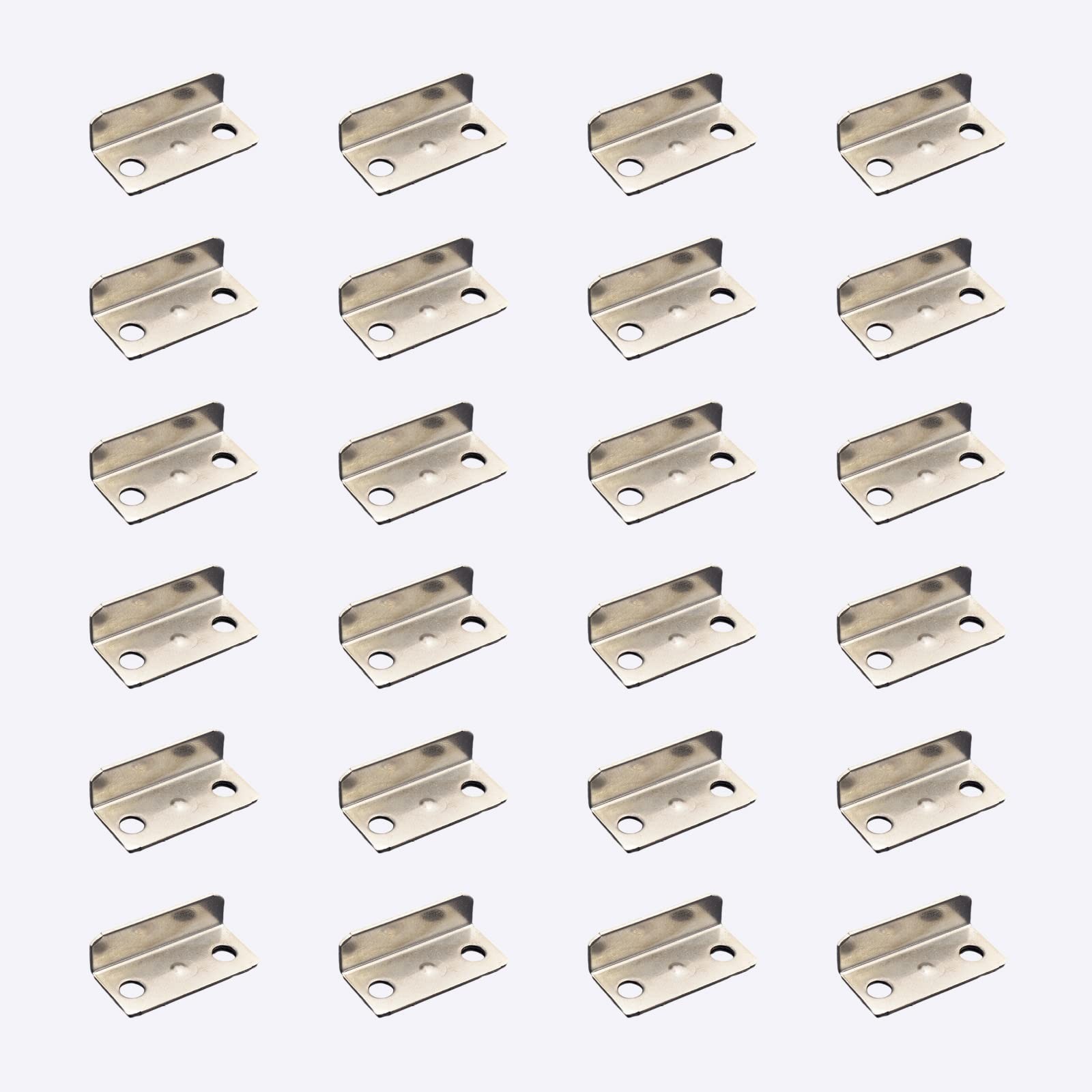 AOCEAN 24 PCS Angled Drawer Lock Strike Plate L-Shaped Cabinet Cupboard Drawe...