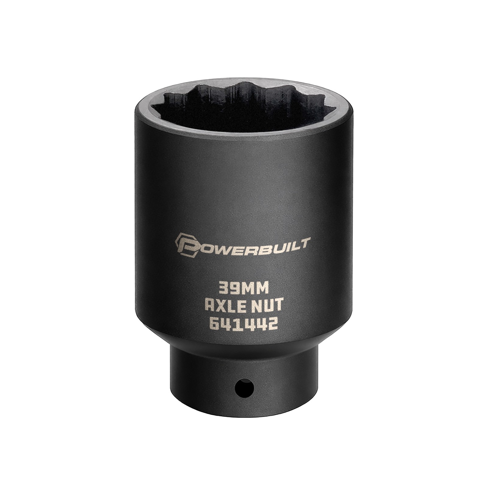 Powerbuilt 1/2 Inch Drive 39 MM Axle Nut Socket - 641442
