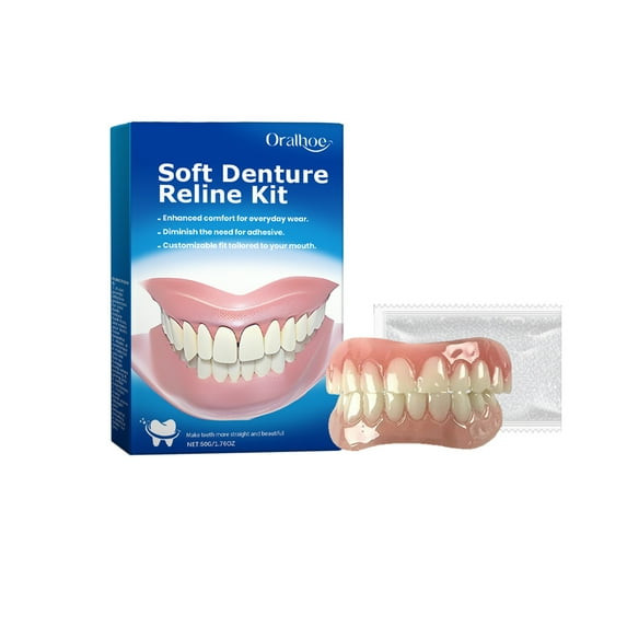 2 Pack ~ Soft Denture Silicone Reline Kit ~ Exp 1/28