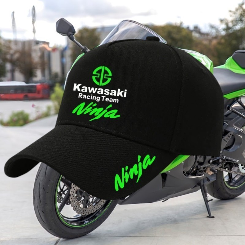 Kawasaki Racing Team Motorcycle Baseball Cap Kawasaki Ninja Hat