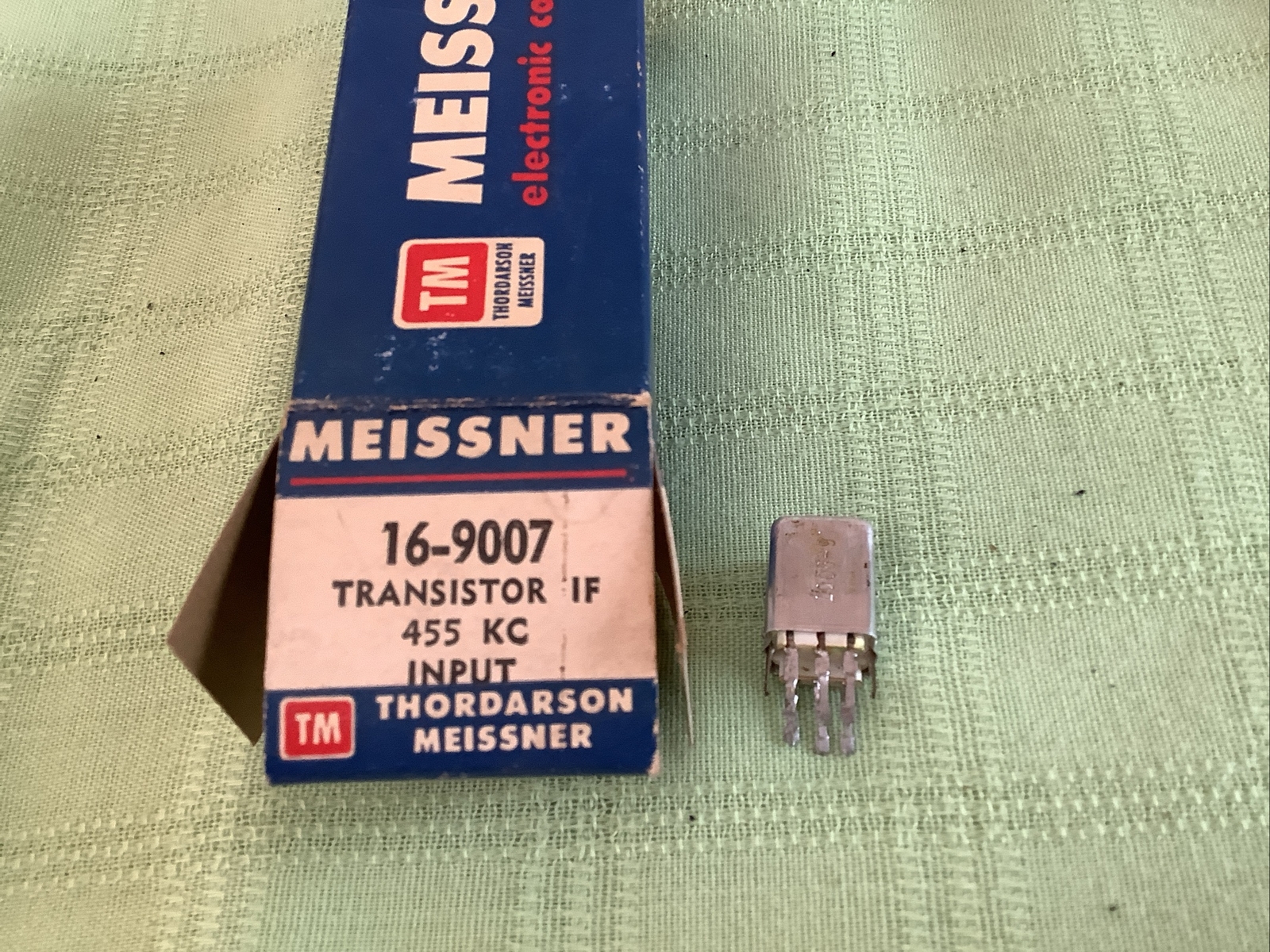 Meissner 16-9007 Transistor Radio Input IF Transformer 455khz