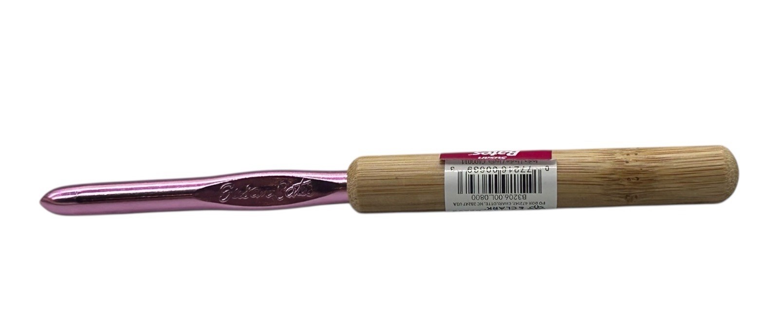 Susan Bates Silvalume Bamboo Handle Aluminum Crochet Hook-Size L11/8mm B3206 New