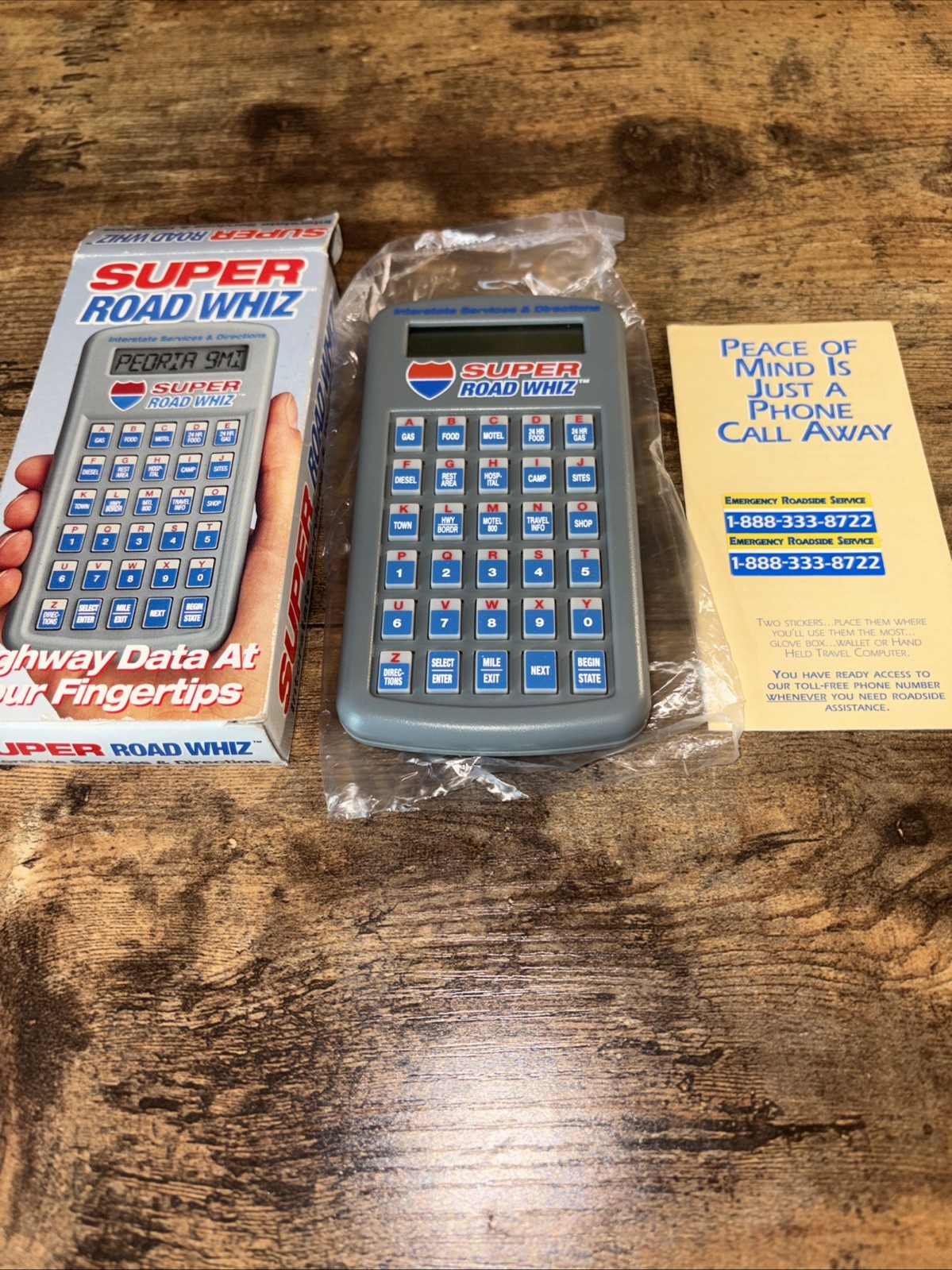 Vintage Super Road Whiz Interstate Services/ Directions
