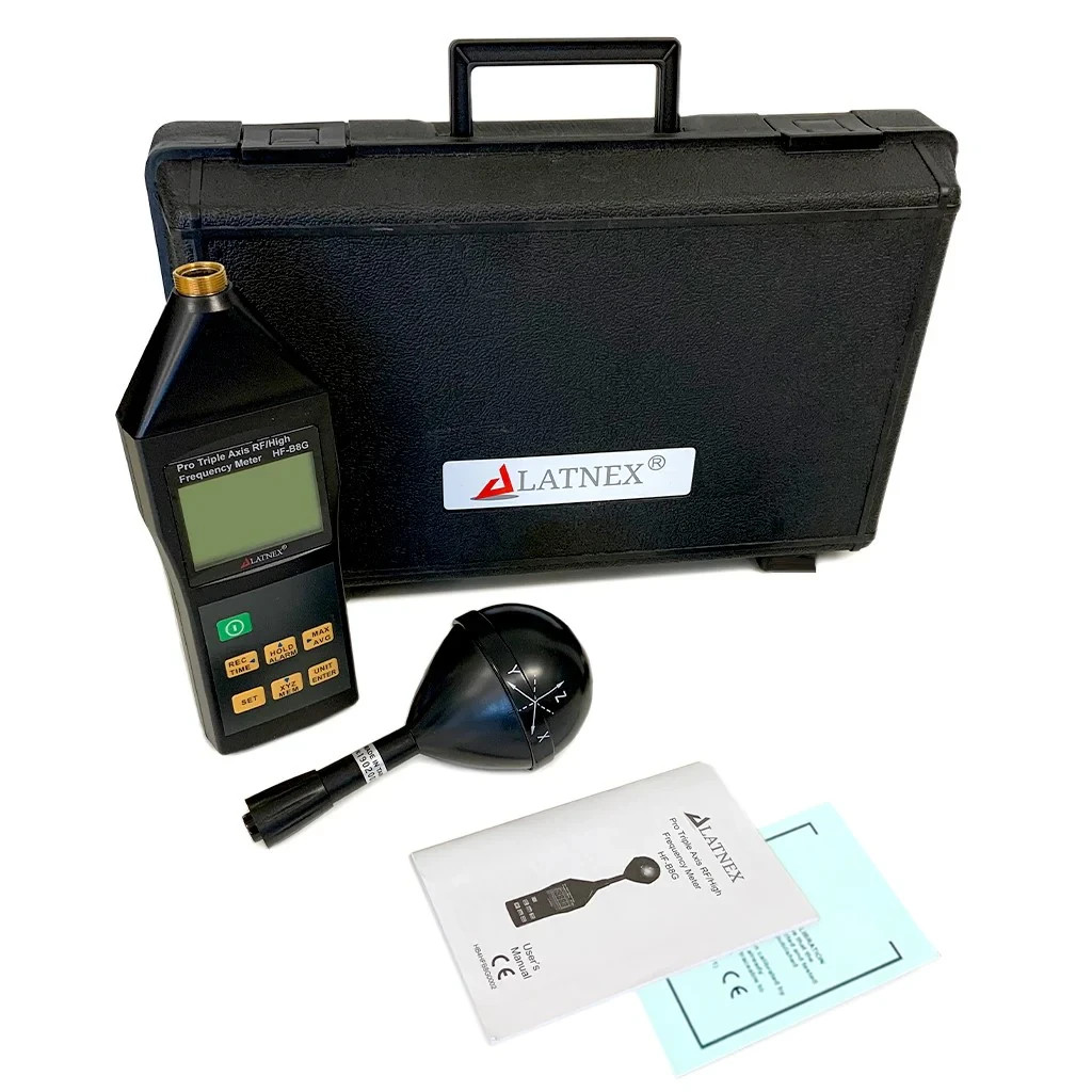 RF meter with triple axis for Cell and RF measurement.