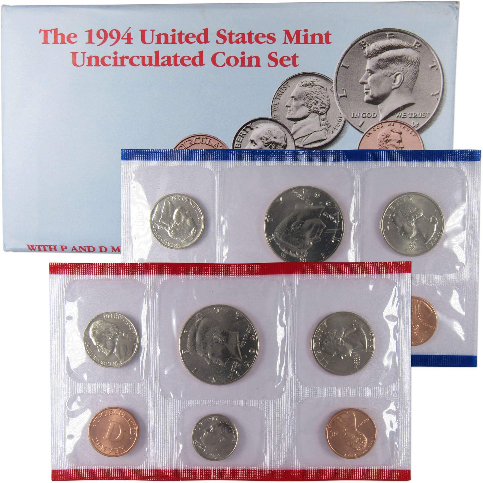 1994 Uncirculated Coin Set U.S Mint Original Government Packaging OGP
