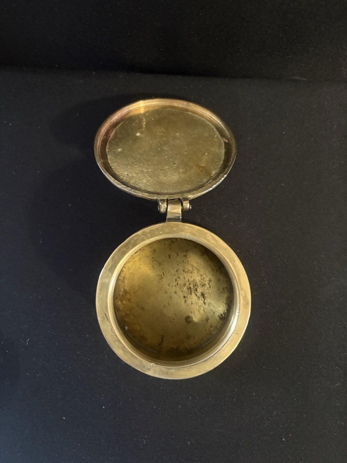 Metrometer Co. Trident Water Meter Lidded Brass Trinket Box