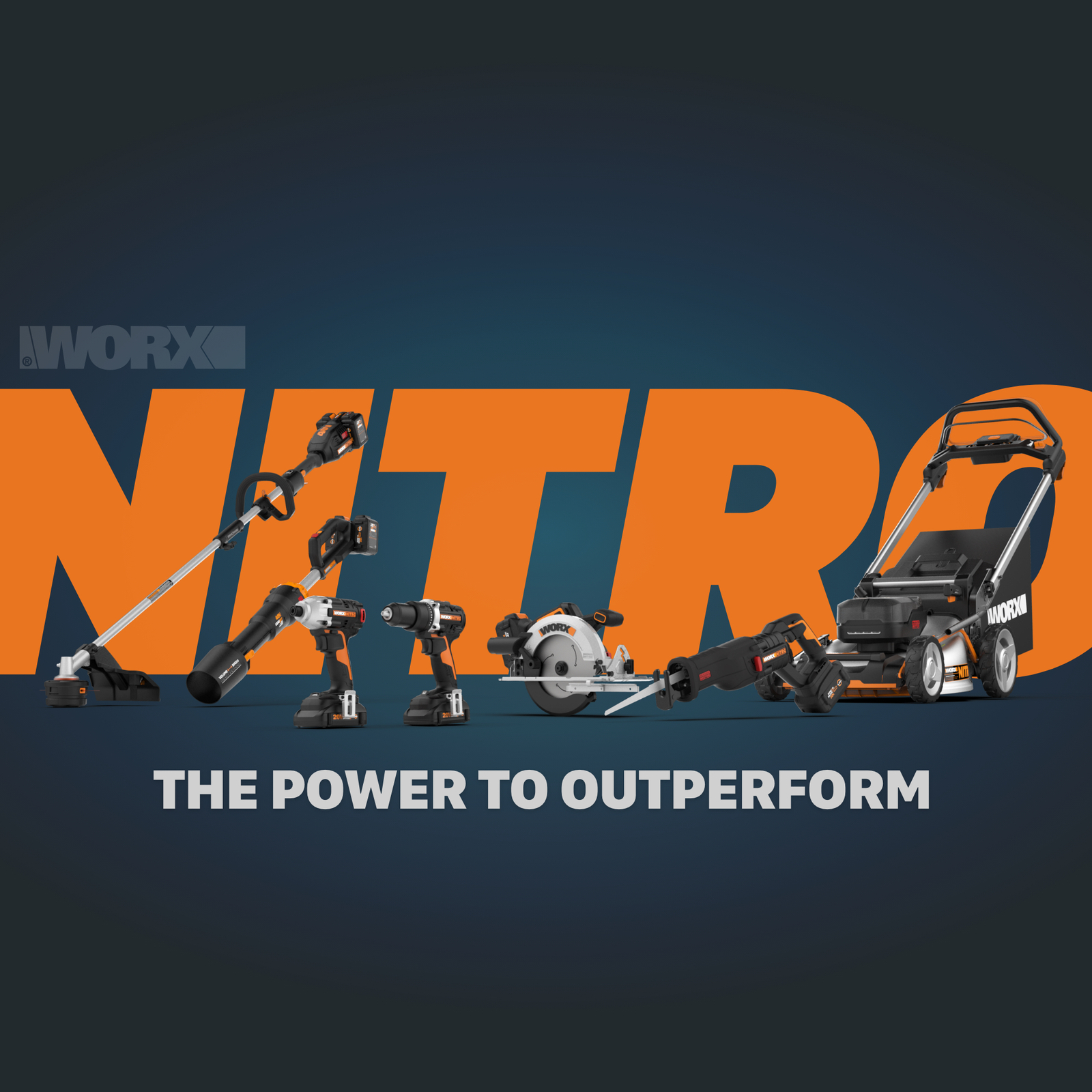 WG572 WORX NITRO 80V Brushless Cordless Backpack Leaf Blower