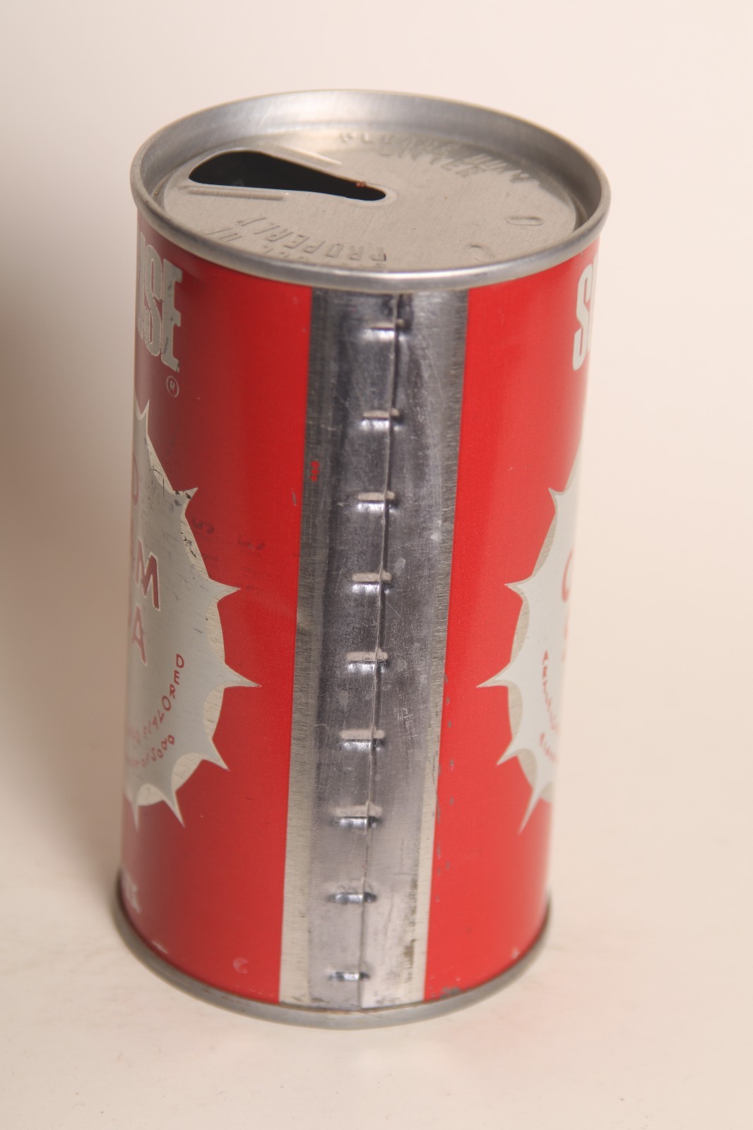 Sun-Rise Red Cream soda can - 12oz