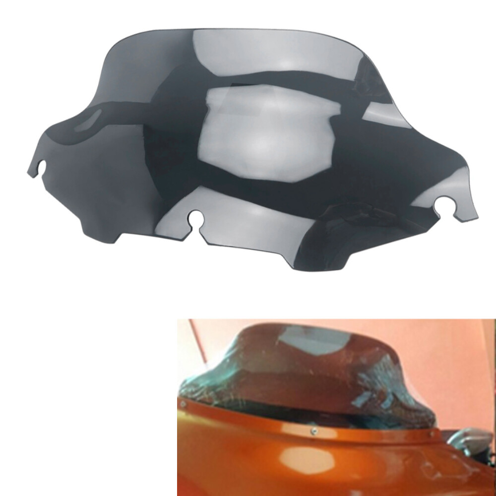 Grey 8'' Windshield Windscreen for 1996-2013 Harley Electra Street Glide FLHT