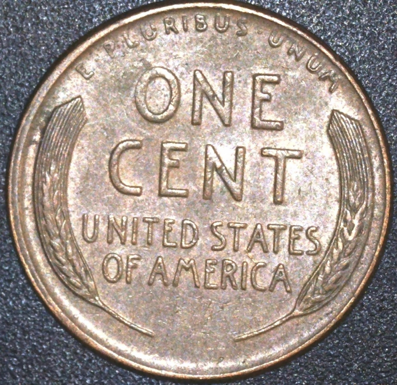 1950 D Wheat Penny Error - RPM - Strong Double Strike Rev #E02