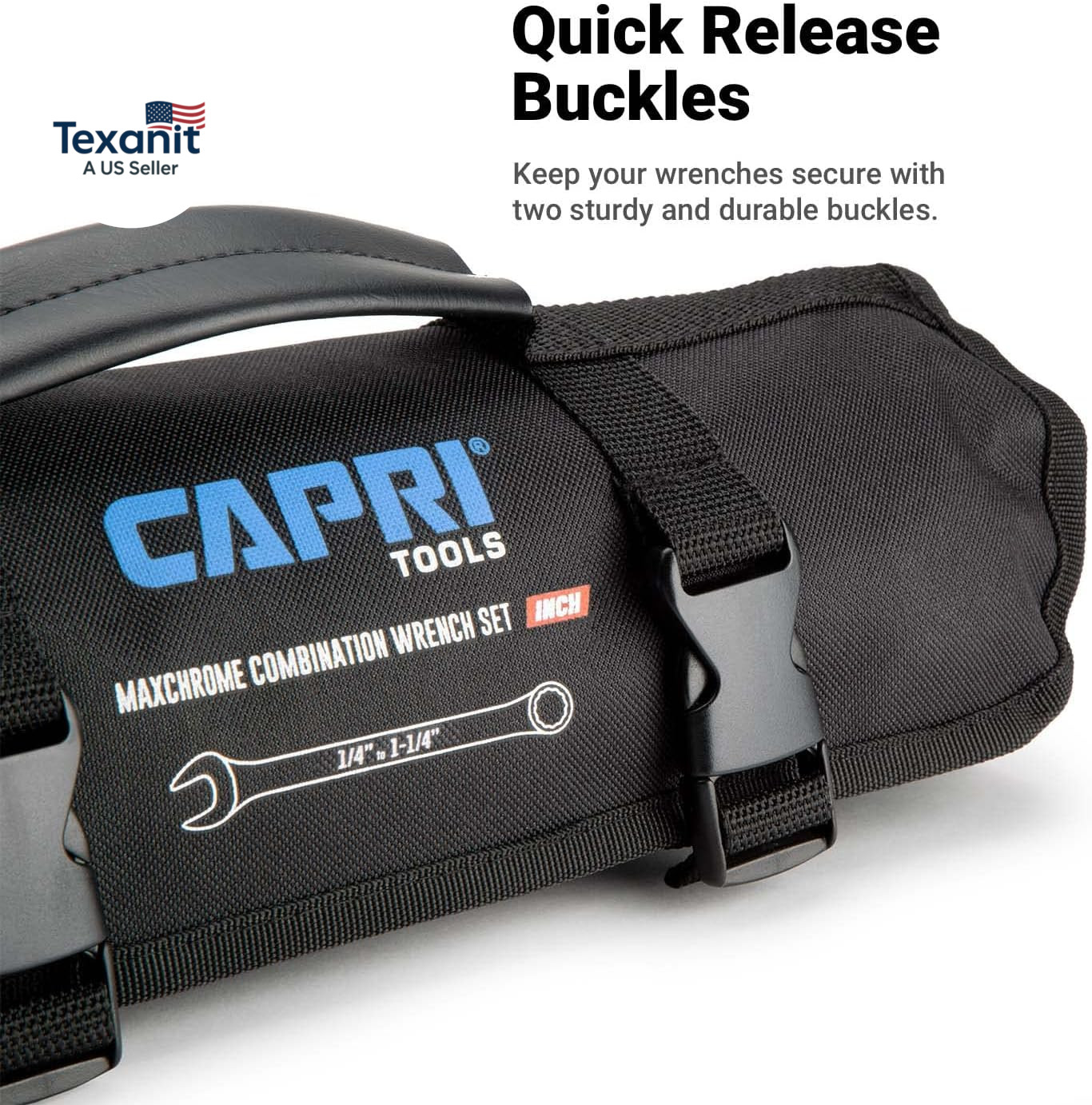 Wrench Roll up Pouch Standard Pockets