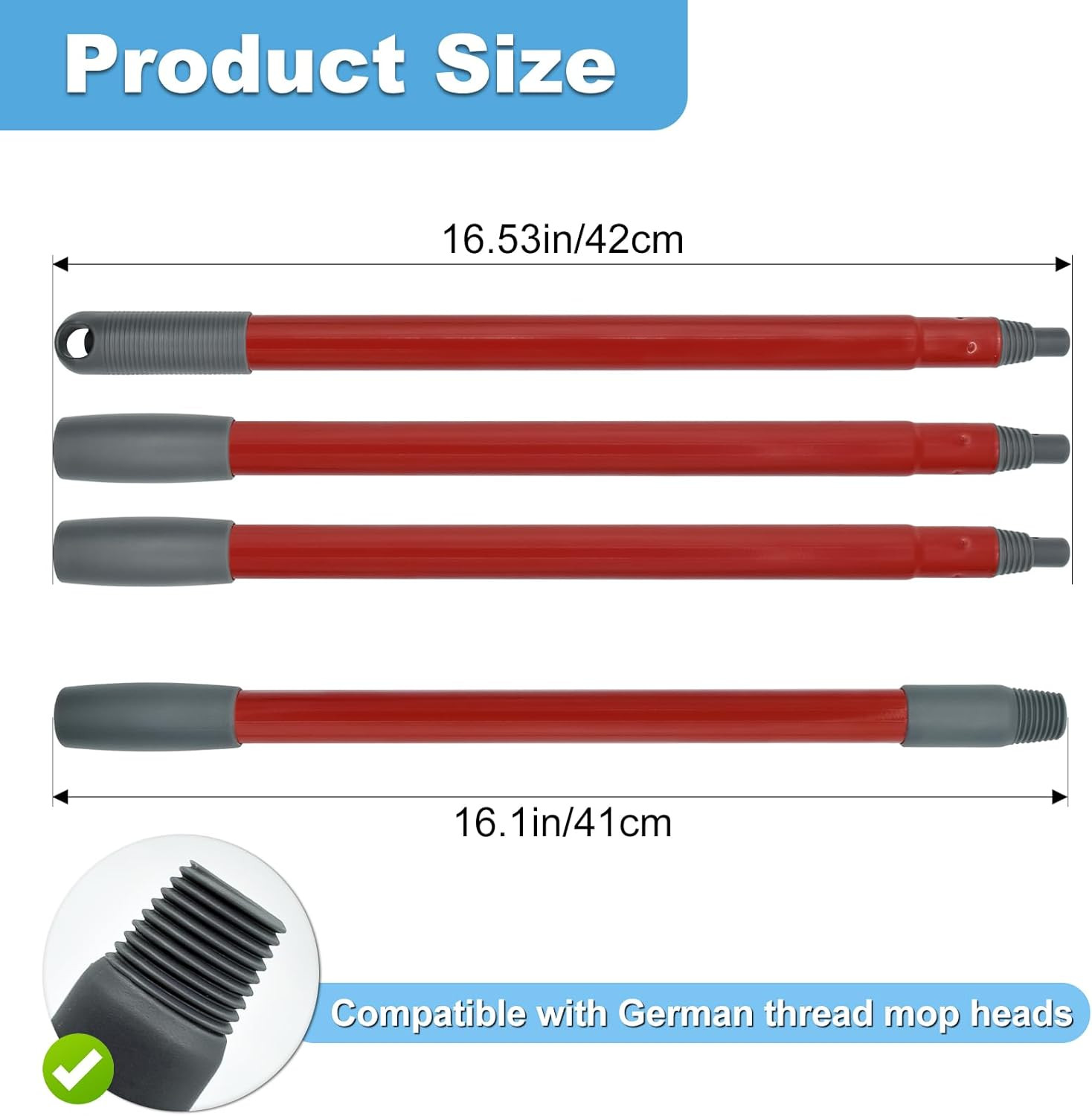 Mop Handle for Ocedar, Mop Handle for O Cedar, Spin Mop Replacement Handle For
