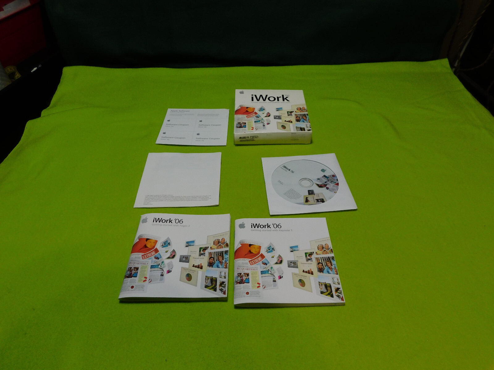 iWork 06 CD Plus 2 Booklets and More, Includes Orig. Box and Codes. Untested