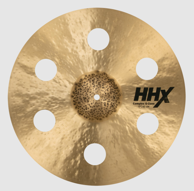 Sabian HHX 17" Complex O-Zone Crash Cymbal/Natural Finish/Model #11700XCN