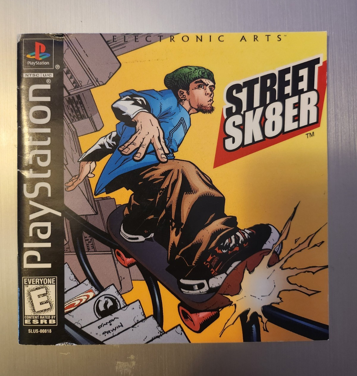 Street Sk8er Instruction Manual Only - PlayStation