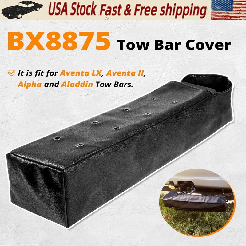 BX8875 Tow Bar Cover for Aladdin/Aventa LX/Alpha/Aventa II/NSA Cover, 27’’ x 8’’